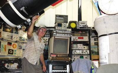 Heavenly mysteries (and dinosaur poo), on display at Wappa Falls Observatory, Yandina