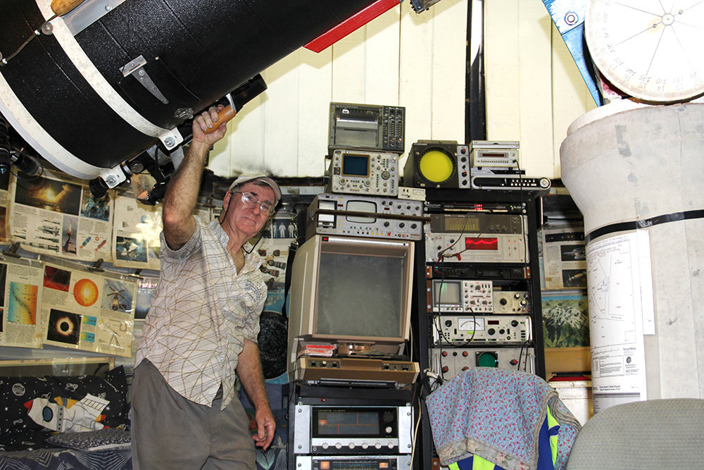 Heavenly mysteries (and dinosaur poo), on display at Wappa Falls Observatory, Yandina